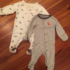 Carter newborn snap pajamas